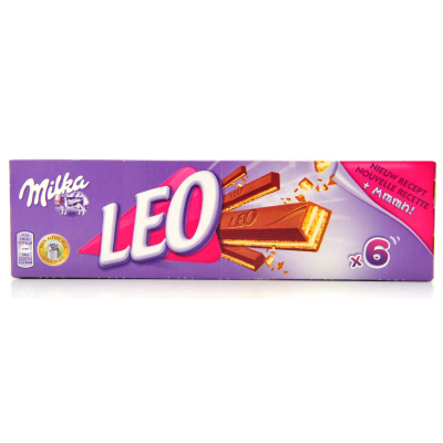 Buy onlineMilka | Leo | Wafers | Milk Chocolate | 6 pack 200g from MILKA