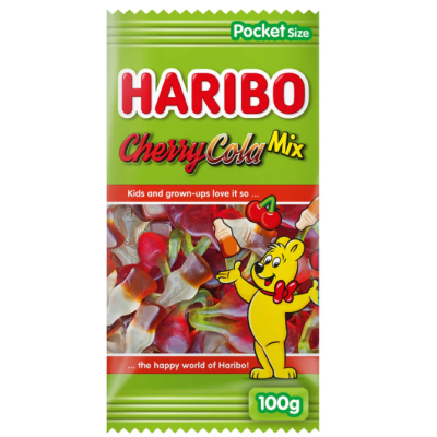 Buy onlineHaribo | Candy | Cherry Cola Mix 100g from HARIBO