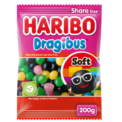 Buy onlineHaribo | Candy | Dragibus | Soft 200g from HARIBO