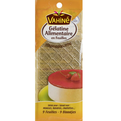 Buy onlineVahiné | Edible gelatin | 9 sheets 17 g from VAHINE