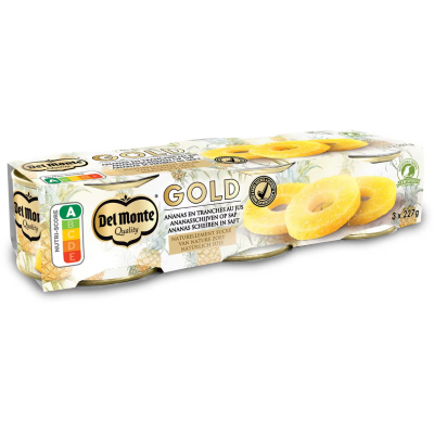Buy onlineDel Monte | Pineapple | Slices | Juice | Box 3 x 140 g from DEL MONTE