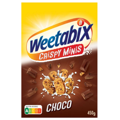 Buy onlineWeetabix - Cereals - Mini chocolate 450 gr from WEETABIX