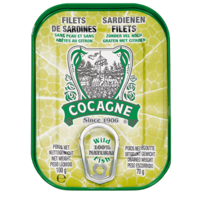 Buy onlineCocagne | Sardines | Lemon 100g from COCAGNE