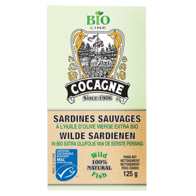 Buy onlineCocagne | Sardines | Olive oil 125g from COCAGNE