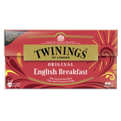 Buy onlineTwinings | Tea | English breakfast | Bags 25 x 2 g from TWININGS