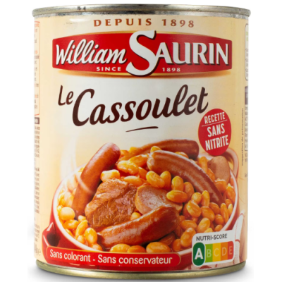 Buy onlineWilliam Saurin | Cassoulette | Simmered |Prepared Meal |420g from WILLIAM SAURIN