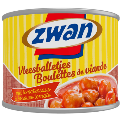 Buy onlineZwan | Meatballs in tomato sauce | Charcuterie | Snack | Canned | 210 from ZWAN