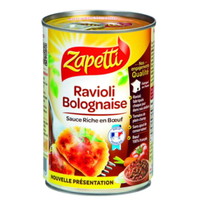 Buy onlineZappetti | Pasta | Bolognese ravioli | Rich in beef 800 gr from ZAPETTI