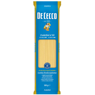 Buy onlineDe Cecco | Pasta | Fedelini n.10 500 gr from DE CECCO