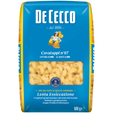 Buy onlineDe Cecco | Pasta | Cavatappi 500 gr from DE CECCO