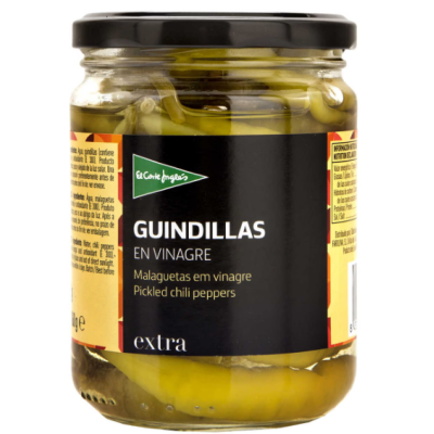 Buy onlineEl Corte Ingles | Peppers | In vinegar 160 gr from EL CORTE INGLES