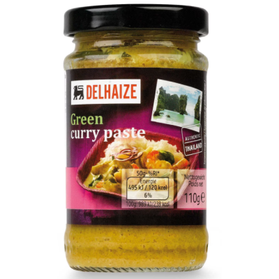 Buy onlineDelhaize | curry | Dough | Green 110g from DELHAIZE