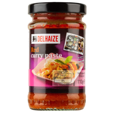 Buy onlineDelhaize | curry | Dough | Red 110g from DELHAIZE