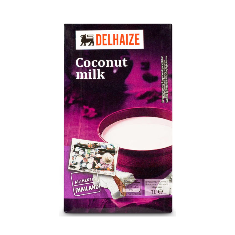 Exclusive! Buy Online Delhaize | Coconut Milk 1 Liter Delivered Wor...