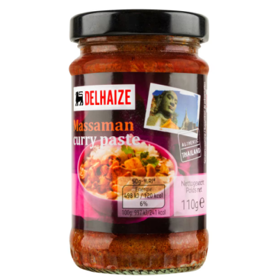 Buy onlineDelhaize | curry | Dough | Massaman 110g from DELHAIZE