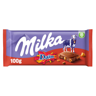 Buy onlineMilka | Chocolate | Tablet | DAIM 100g from MILKA