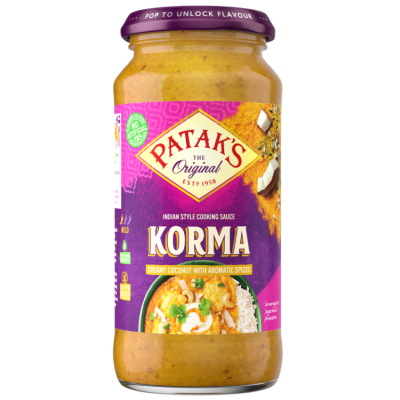 Buy onlinePatak's | Sauce | Korma 450 gr from PATAK'S