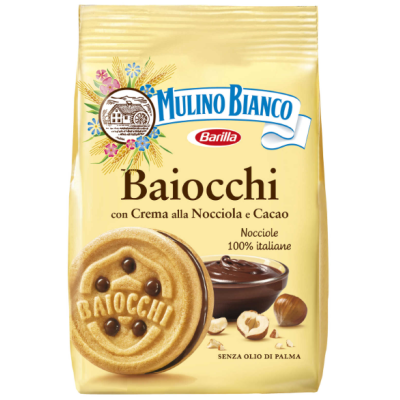 Buy onlineMulino Bianco | Baiocchi Nocciola 260 gr from MULINO BIANCO