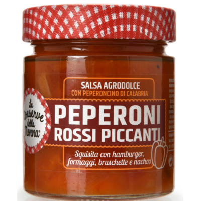 Buy onlineLe Conserve Della Nonna | Peppers | Reds | Spicy 200 gr from LE CONSERVE DELLA MONNA