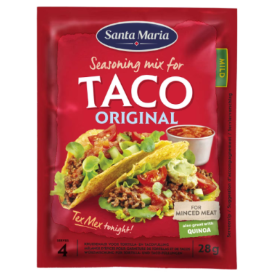 Buy onlineSanta Maria | Tacos | Seasoning Mix 28g from SANTA MARIA