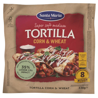 Buy onlineSanta Maria | Tortilla | Wheat | Corn 336 g from SANTA MARIA
