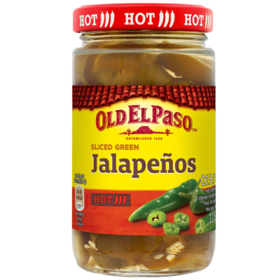 Buy onlineOld El Paso | jalapeño | Greens | In slices 215 g from Old El Paso