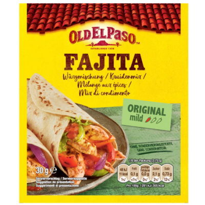 Buy onlineOld El Paso | Epices | Fajita mix 30 gr from Old El Paso