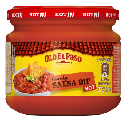 Buy onlineOld El Paso | Sauce | salsa | Hot 312g from Old El Paso