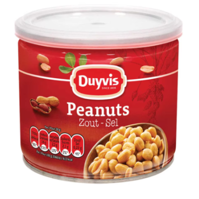 Buy onlineDuyvis | Salt | Ribbed | Peanuts | 200g 200g from DUYVIS