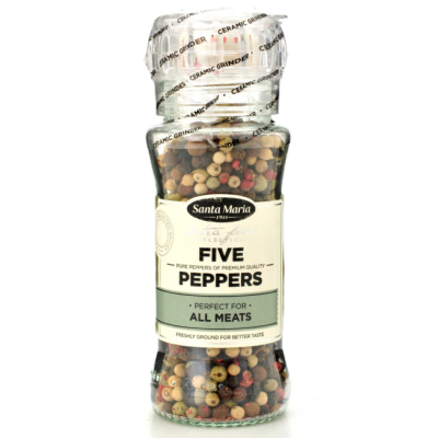 Buy onlineSanta Maria | Spices | 5 Peppers | Mill 60g from SANTA MARIA