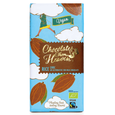Buy onlineChocolates From Heaven | Chocolate | Milk | Rice | Organic | Fairtrade 100g from Chocolates From Heaven